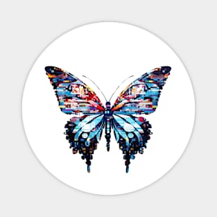 Butterfly Nature Freedom World Wildlife Wonder Abstract Magnet